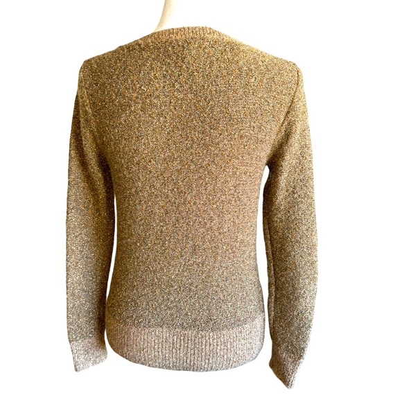 Golden Ann Taylor Knit Blouse Sz SP - Picture 4 of 9